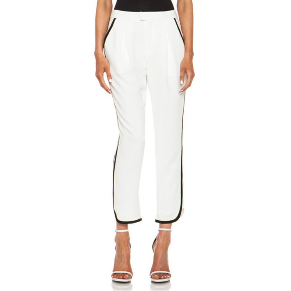 rag & bone Platini Pants with Black and Citron Trim